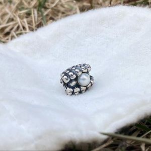 Authentic PANDORA One Of A Kind, White Pearl Charm